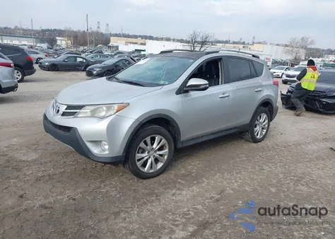2014 Toyota Rav4 Limited from USA, damaged, VIN 2T3DFREV2EW132477